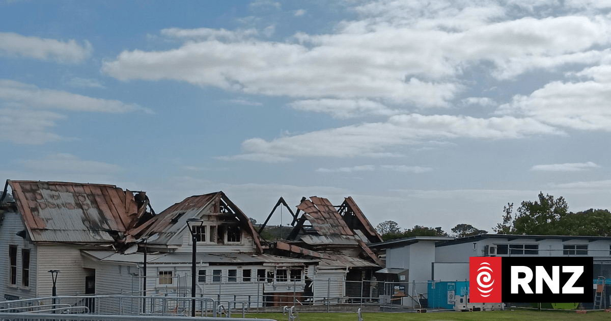 Northcote College to close for a week after fire destroys building