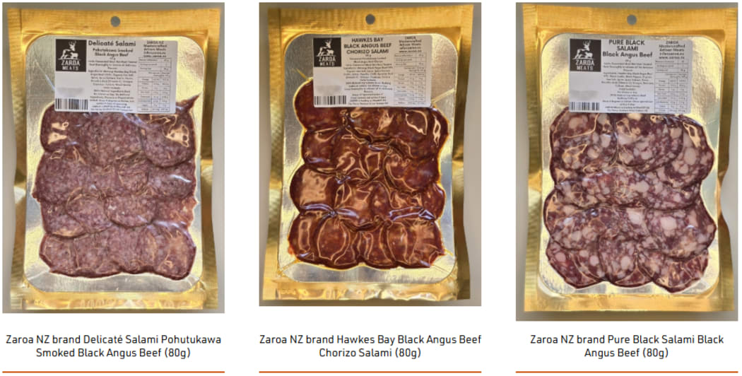 A brand of salami is being recalled after being produced without the required food safety control and oversight.