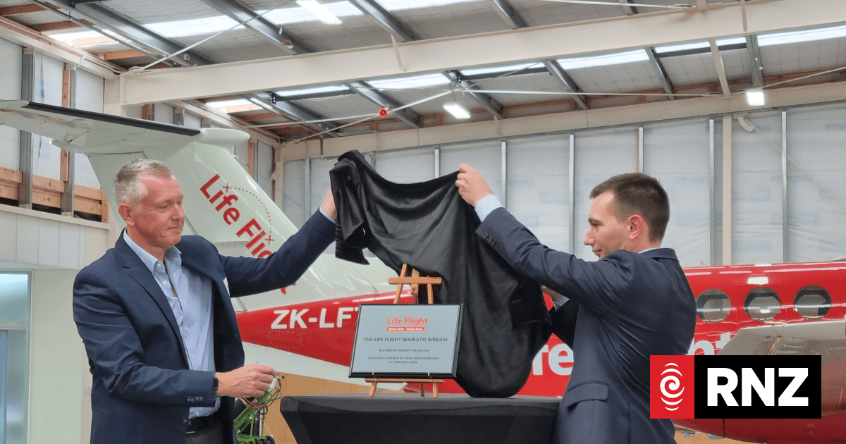 Life Flight's new aeromedical airbase for upper North Island officially opened