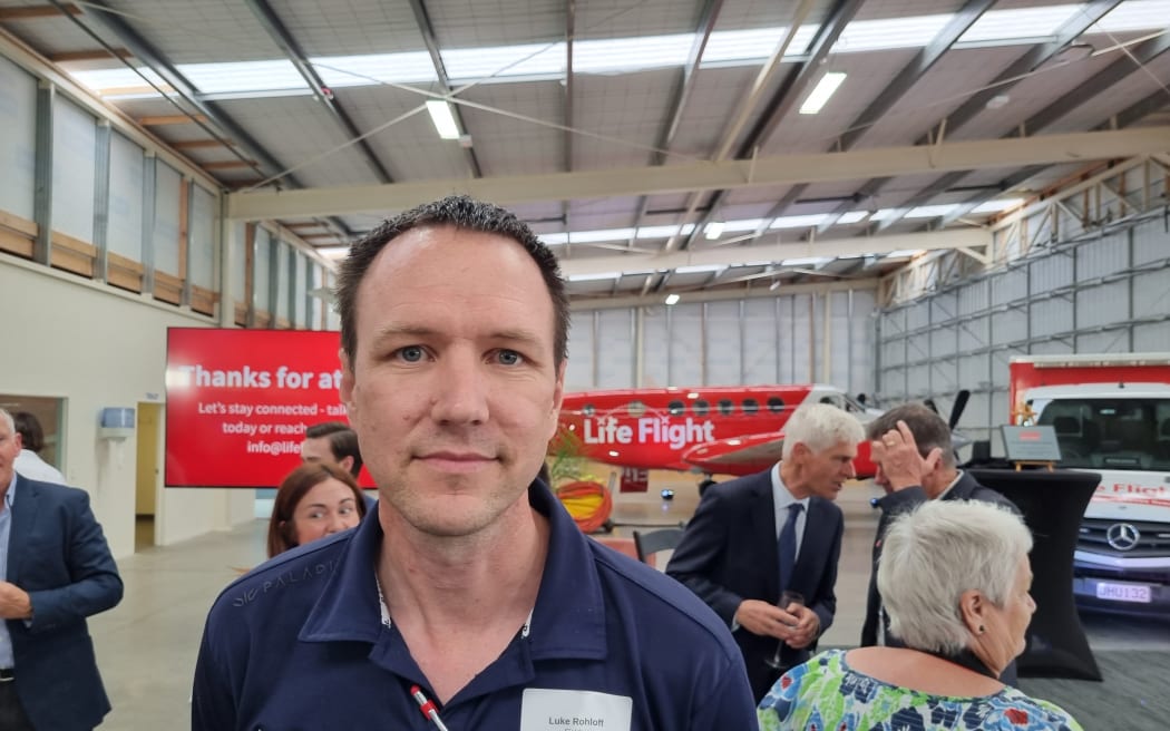 Chief pilot for Life Flight Luke Rohloff.