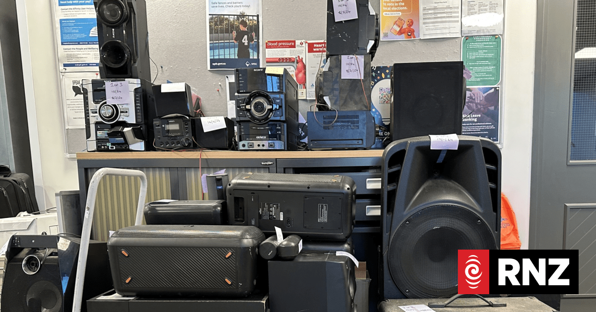 Noisy neighbours' loud gear to be sold off