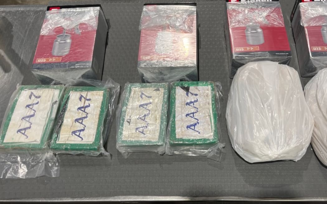 Cocaine seized during search warrants as part of Operation Solana.