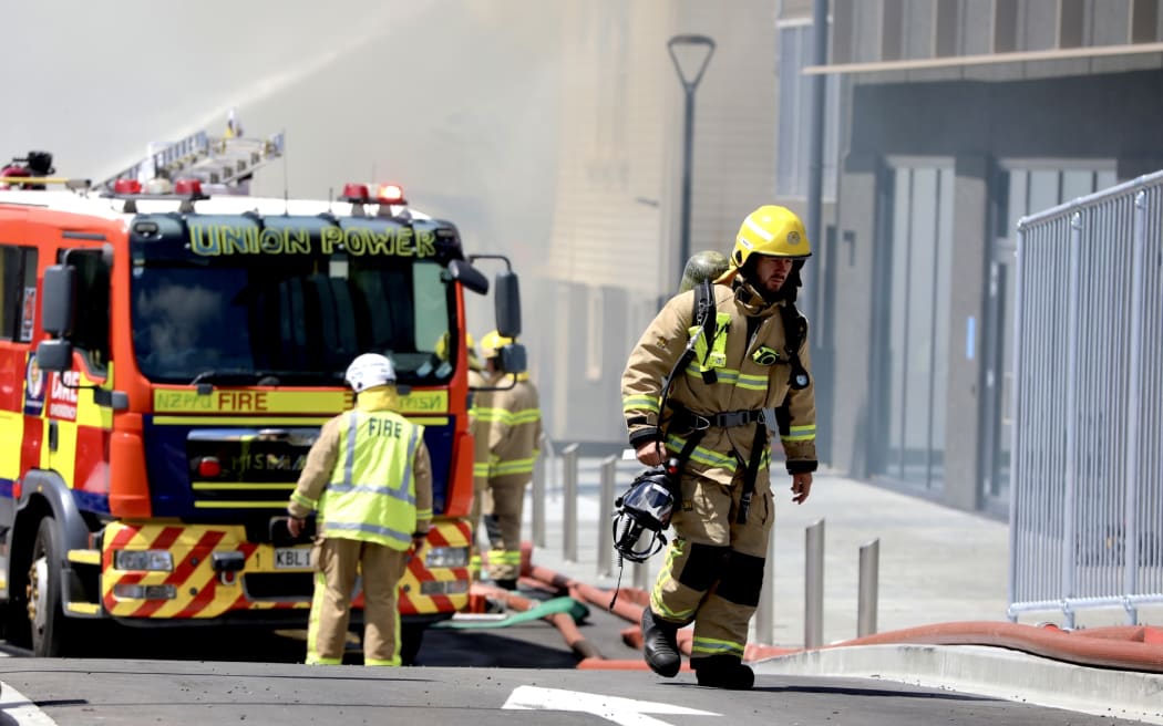 A fire has broken out at the Northcote College sports pavilion on 20 February 2026.