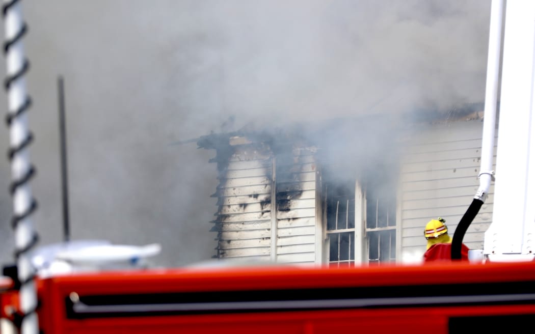 A fire has broken out at the Northcote College sports pavilion on 20 February 2026.