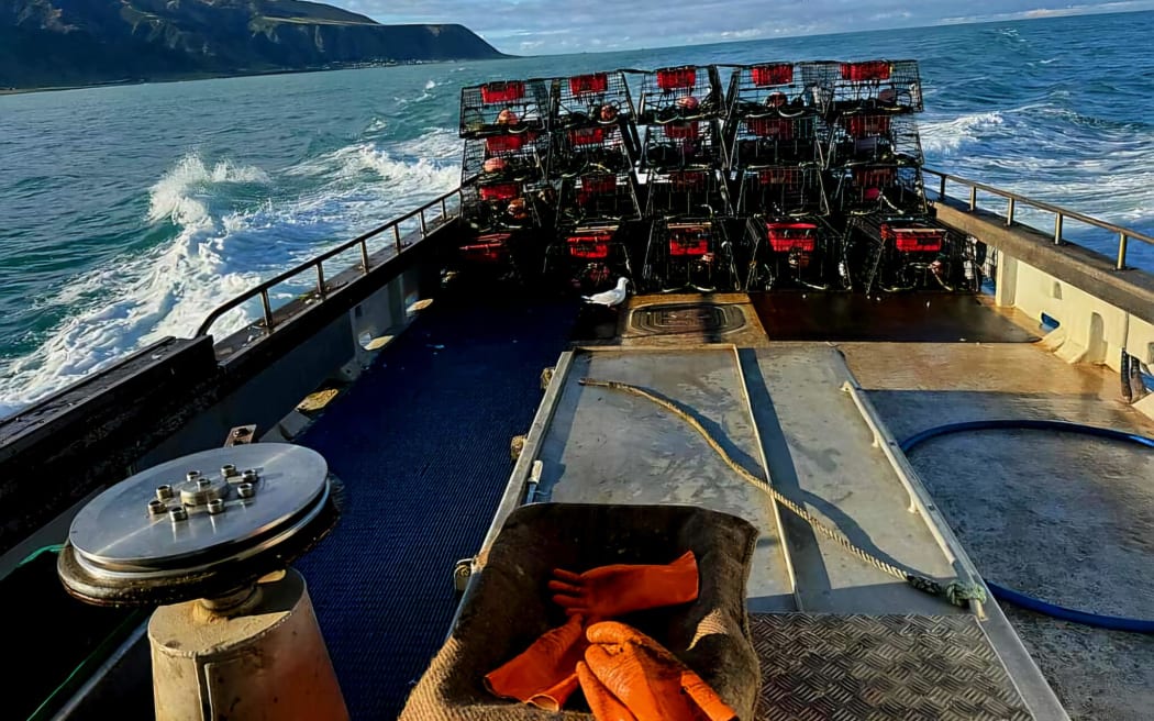 crayfishers off the coast of Ngawi