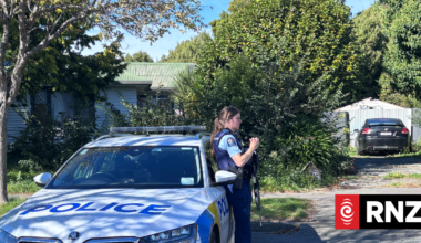 Manhunt after clash between rival gang members leaves four people hurt, one critical in Christchurch