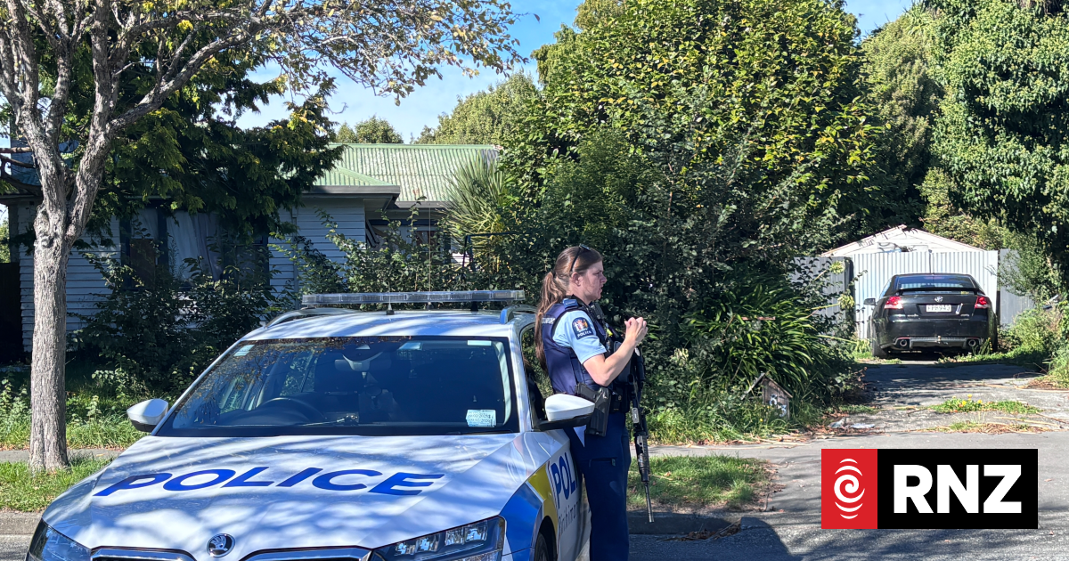 Manhunt after clash between rival gang members leaves four people hurt, one critical in Christchurch