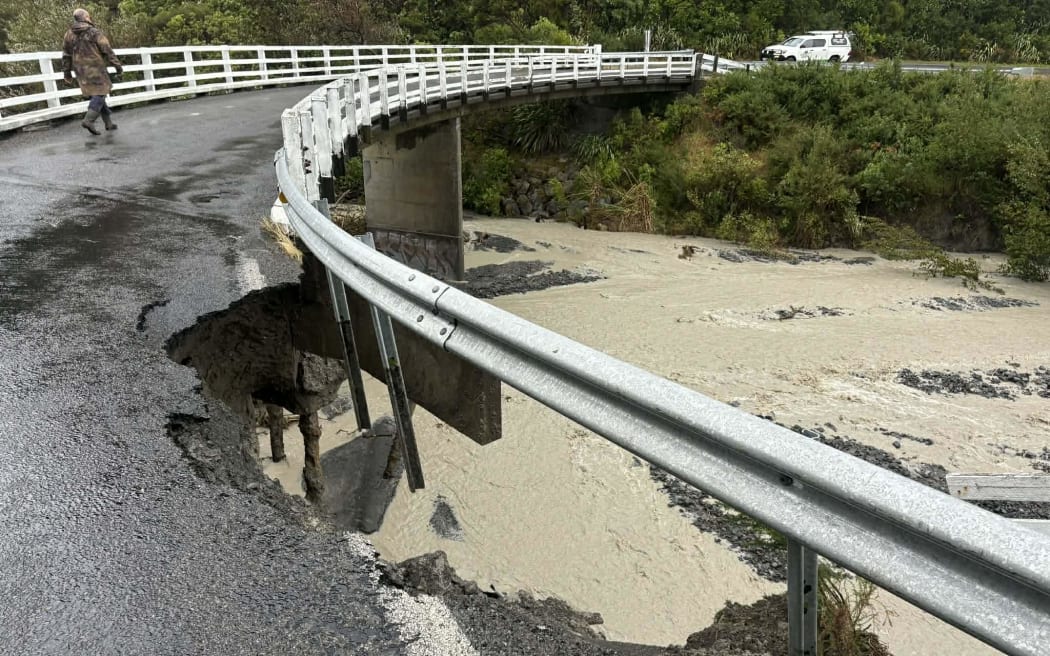 Residents are also concerned about a second bridge undermined by floodwaters at Hurupi Stream.