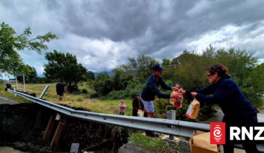 'Lifeline' Lake Ferry Road bridge gouged out by raging floodwaters in South Wairarapa