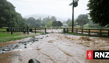 Weather live: Banks Peninsula cut off by slips, flooding