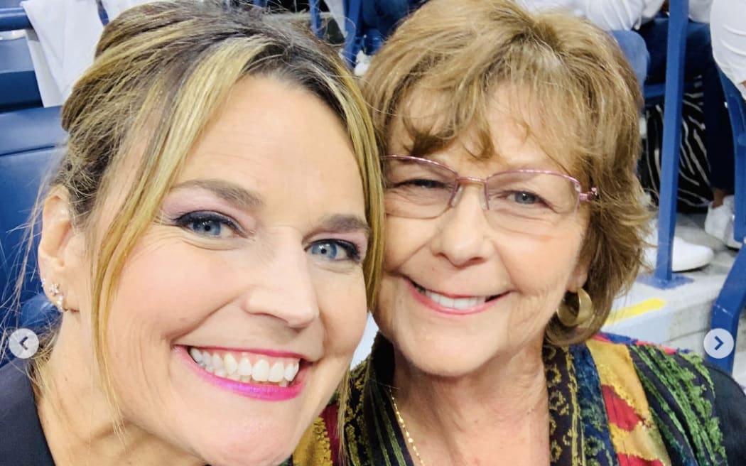 Savannah Guthrie and her mother Nancy are seen in an undated photo.