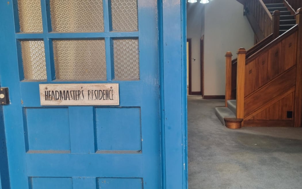 The entrance to the headmaster's residence at St George's.