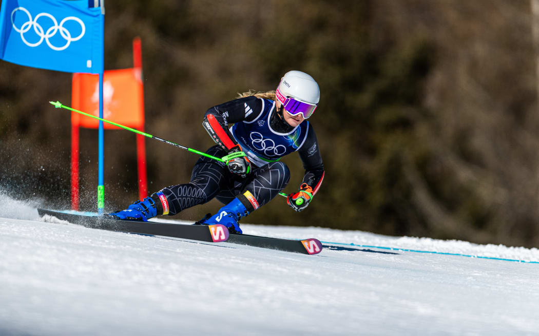 New Zealand Alice Robinson at the Winter Olympics, 2026.