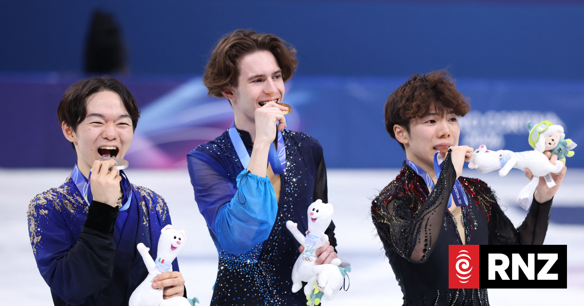 Olympics: Figure skating-Shaidorov shocks field to win men's gold as Malinin falls apart