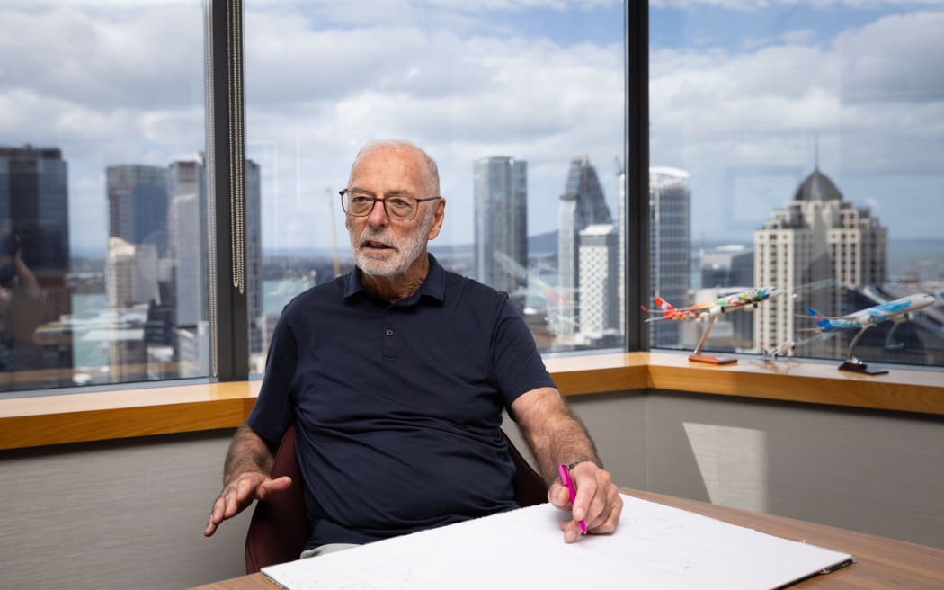 Auckland Mayor Wayne Brown in his central city office.