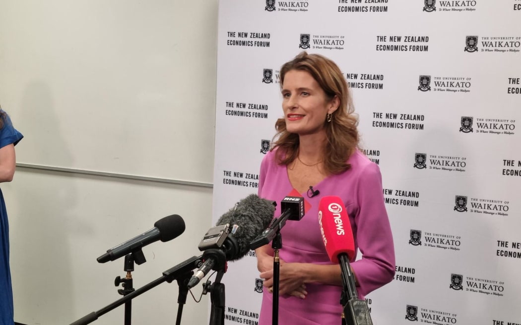Finance Minister Nicola Willis at the New Zealand Economic Forum.