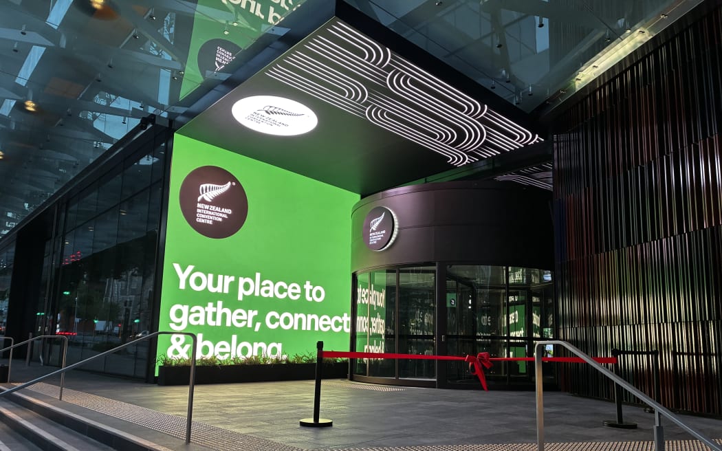 Opening of the New Zealand International Convention Centre, Auckland, 11 February 2026.