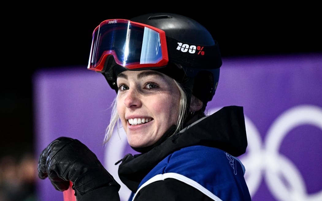 Zoi Sadowski-Synnott of New Zealand at the Winter Olympics, Italy, 2026.