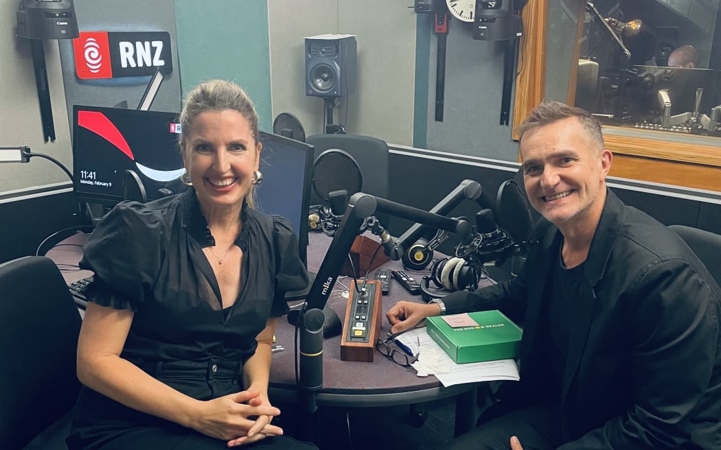 Amanda Gillies and John Aiken discussing the new season of Married at First Sight.