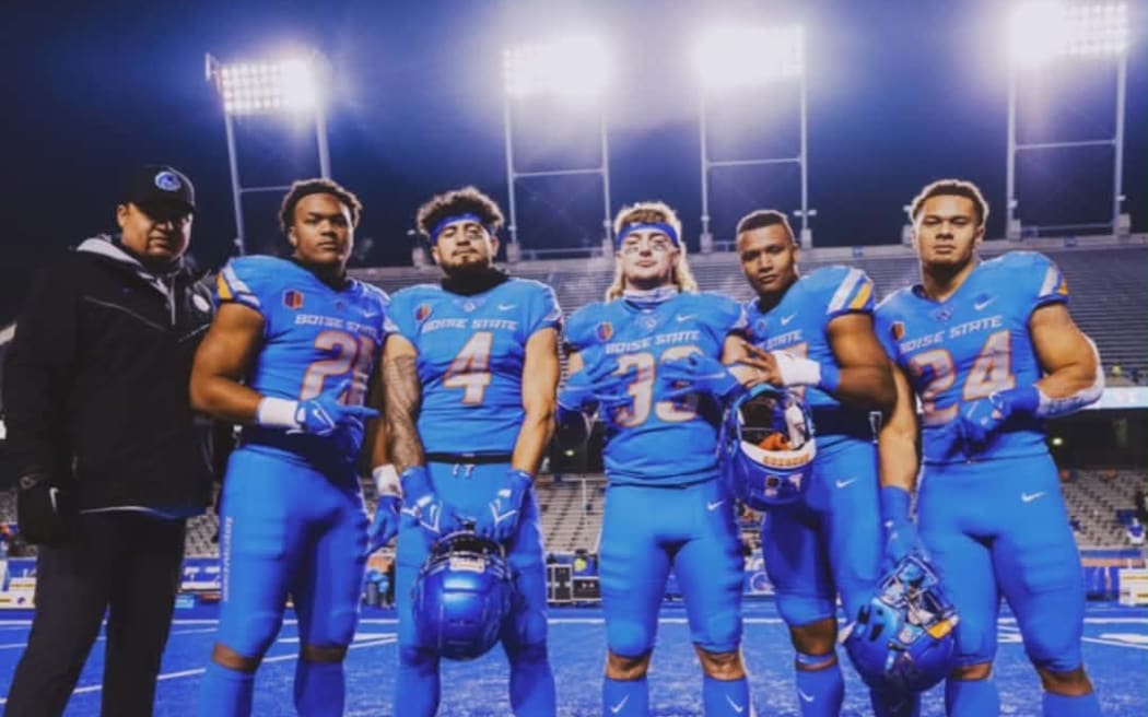 The Seahawks' running back George Holani was born in Auckland and lived in Onehunga before his family migrated to the US.