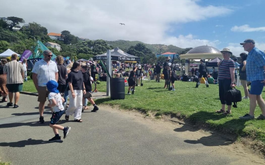 Thousands attended the popular festival despite cancellation of water-based activities.