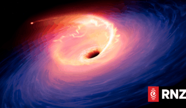 Black hole continues to belch years after chewing up star