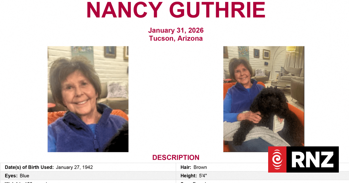 Search for Nancy Guthrie, elderly mother of US television journalist, turns to new message