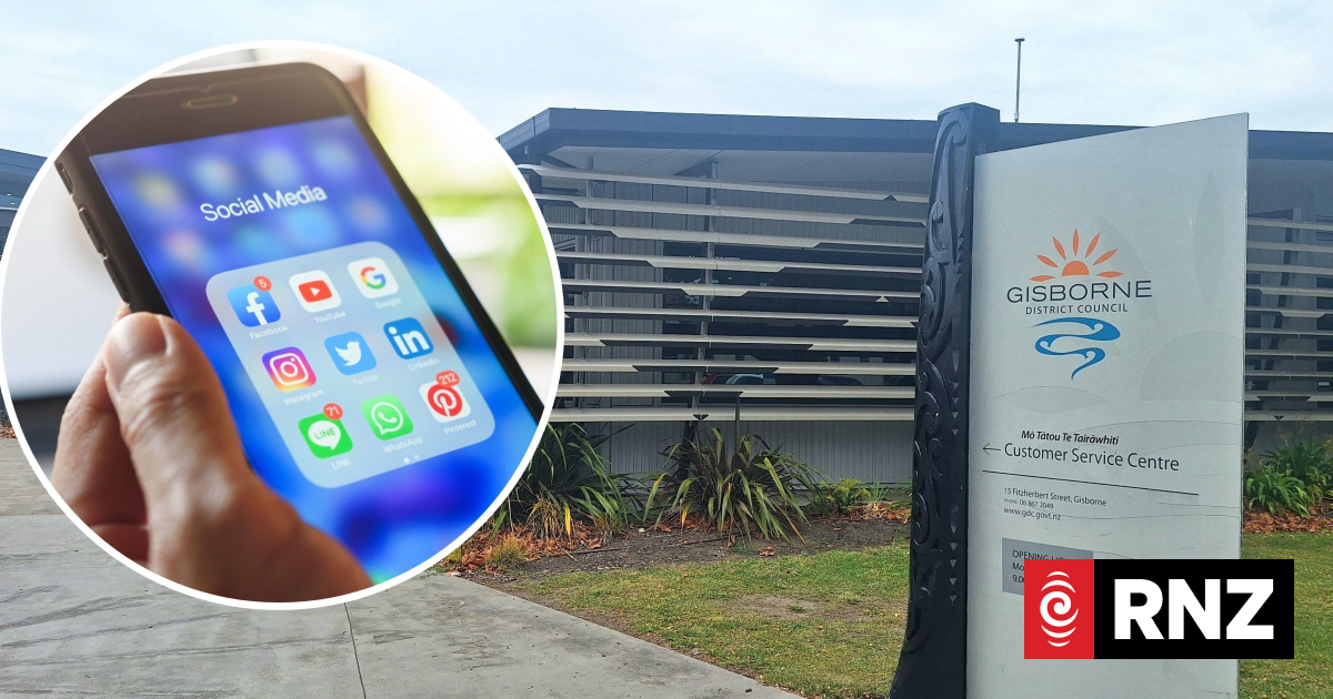 How Gisborne district councillors use social media to engage with constituents