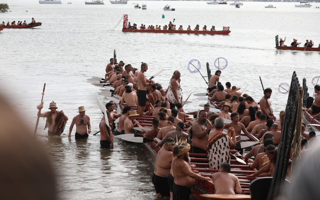 Waitangi Day is marked at Waitangi, in the Bay of Islands, 6 February, 2026.