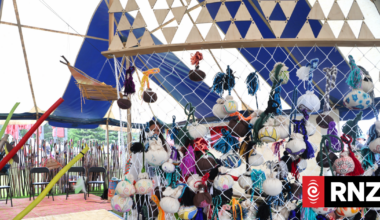 'Our kids are the atua of the space': Papamīharo creates space for taitamariki at Waitangi