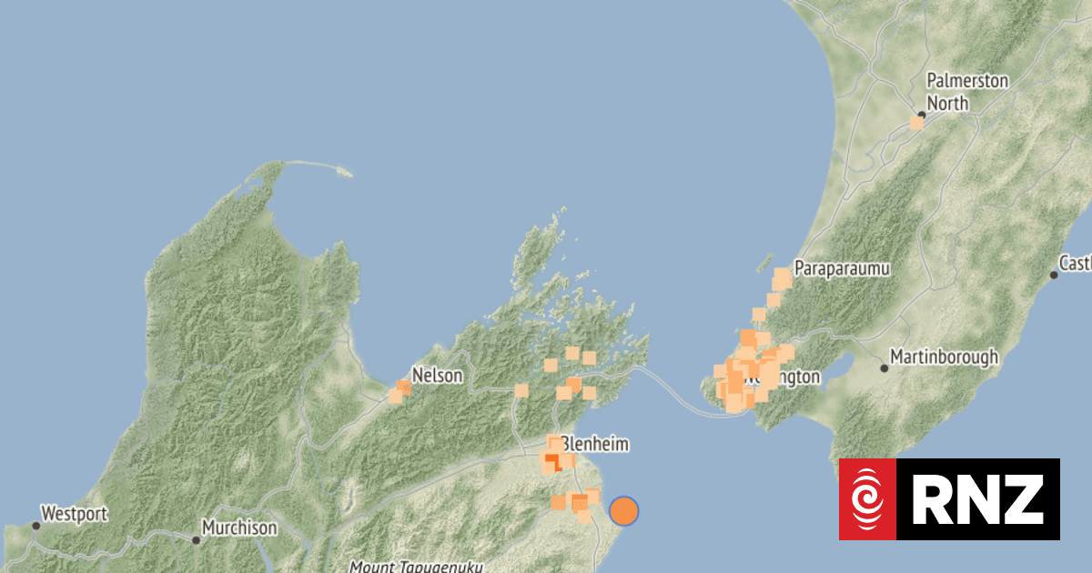 Shallow 4.4 earthquake rattles lower North Island