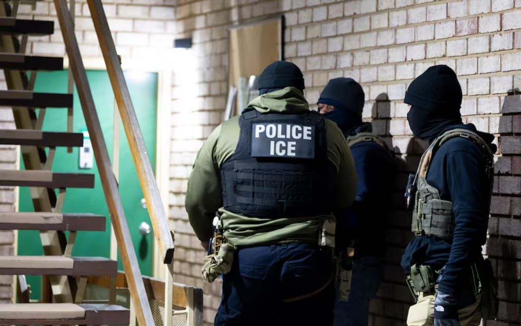 ICE officers have ramped up arrests since Donald Trump returned to power last year. (AP: Alex Brandon)