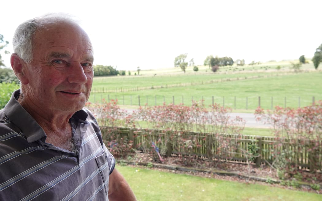 Clive Akers' family built the bridge for their flax business over 100 years ago.