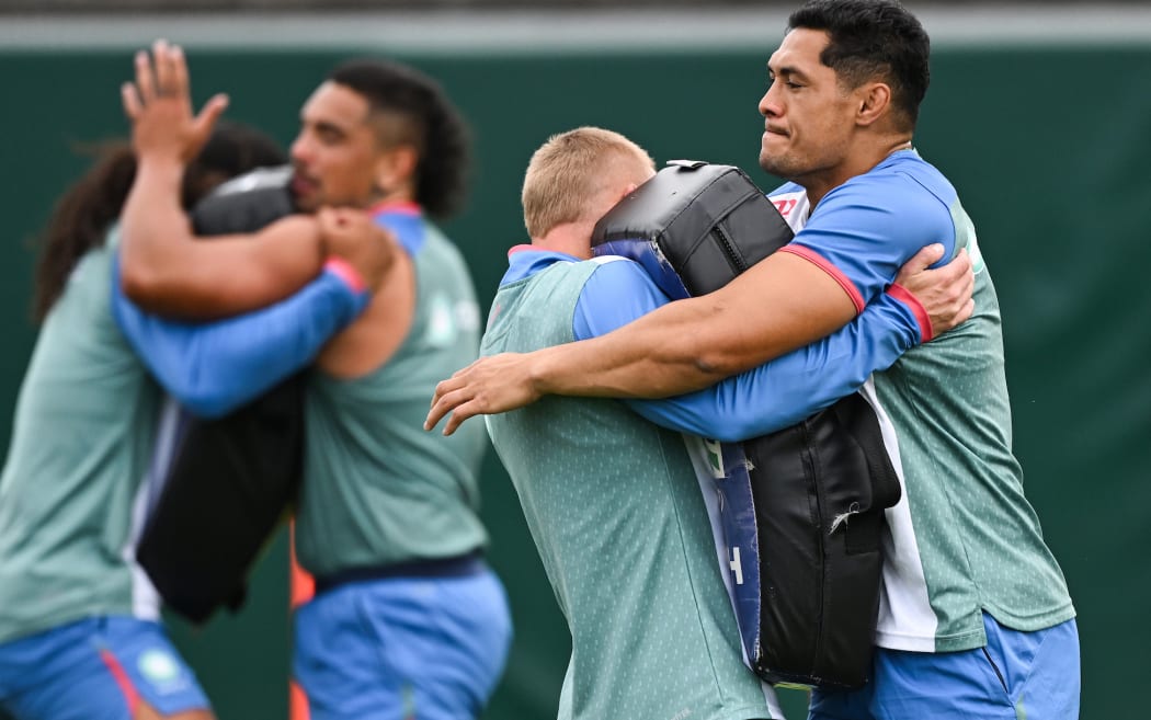 Roger Tuivasa-Sheck. New Zealand Warriors pre-season NRL rugby league training and media session at Go Media Stadium, Auckland.
