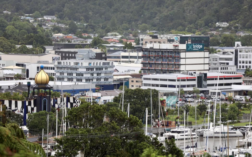 Looking towards Whangarei CBD.