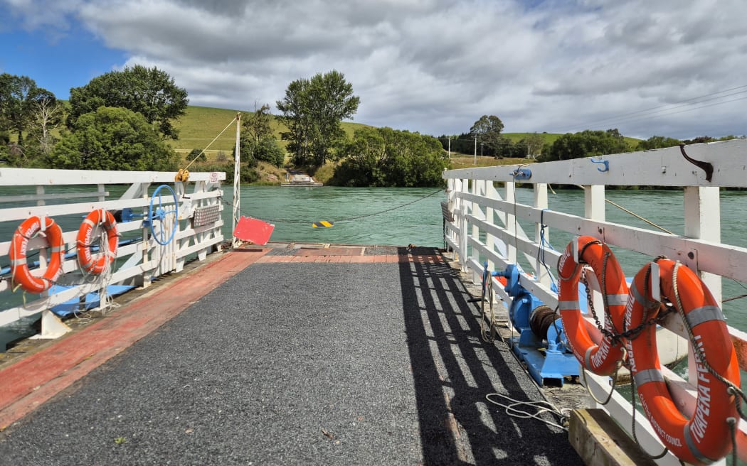 Conditions have to be just right to cross - the river can't be too high or too low, and the wind can't be too strong.