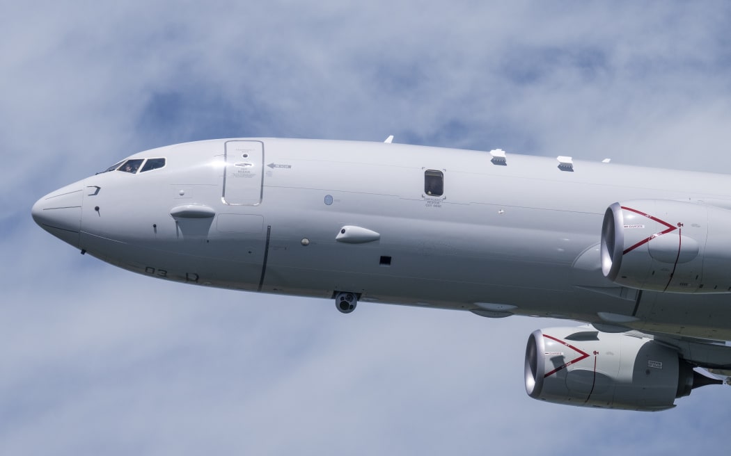 Royal New Zealand Air Force P-8A Poseidon  around the Manawatu coastline and RNZAF Base Ohakea.