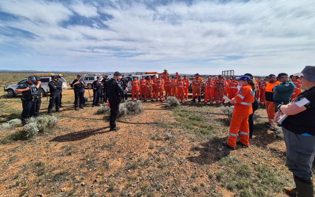Searchers had been covering about 30 kilometres of territory every day.