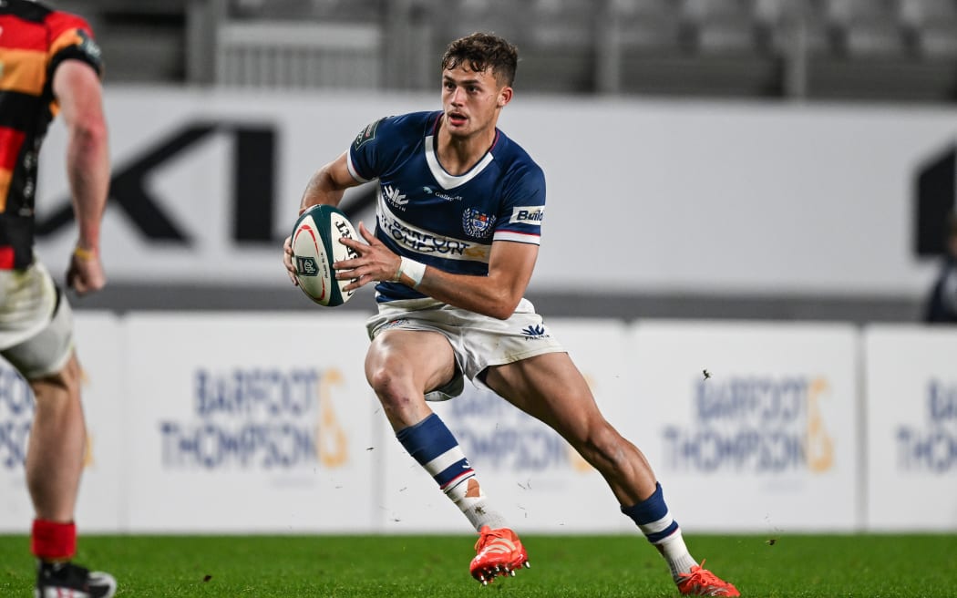 Rico Simpson of Auckland during the 2025 NPC at Eden Park.