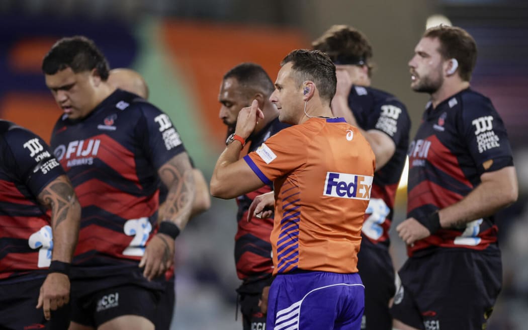 Referee James Doleman.