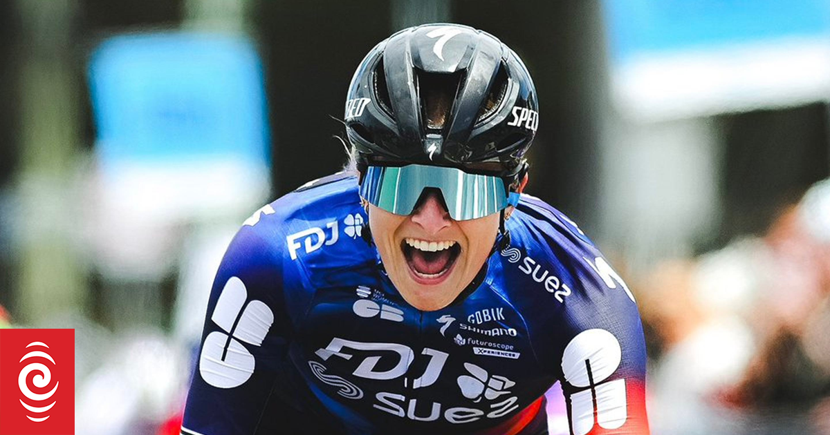 Ally Wollaston sprints to emotional New Zealand road race title