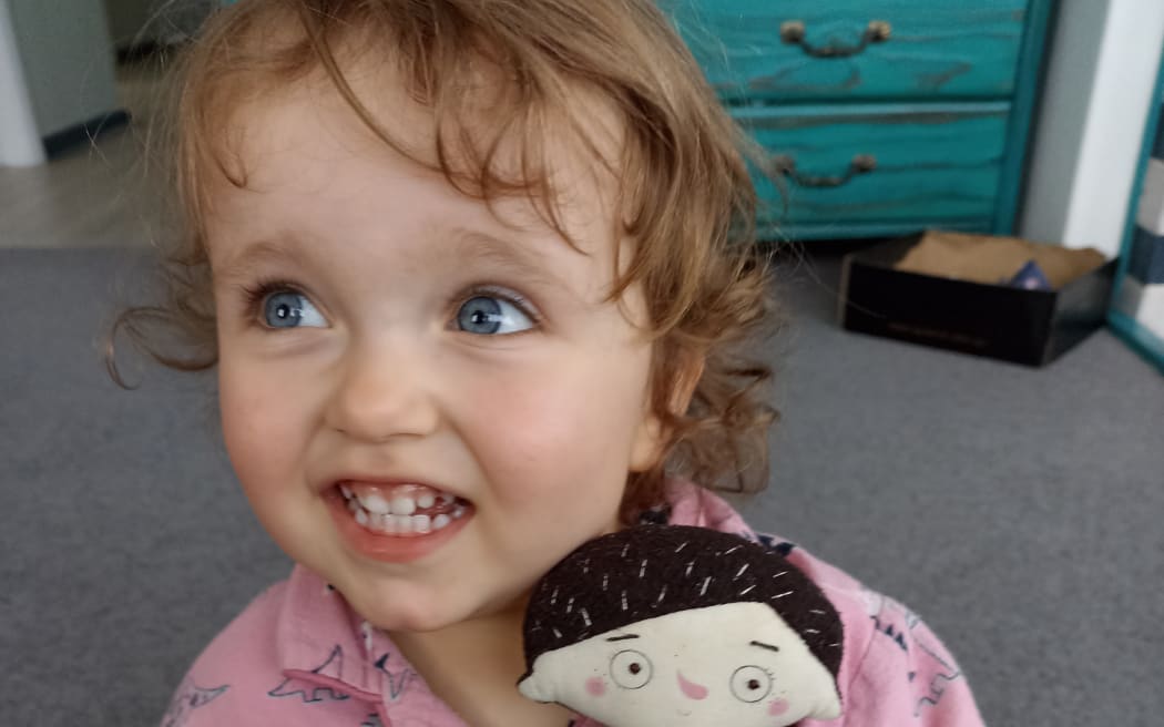 Lubomira Weyland, 3, is facing more surgery to fix her hip dysplasia, after it was missed as a baby and then the first operation failed.