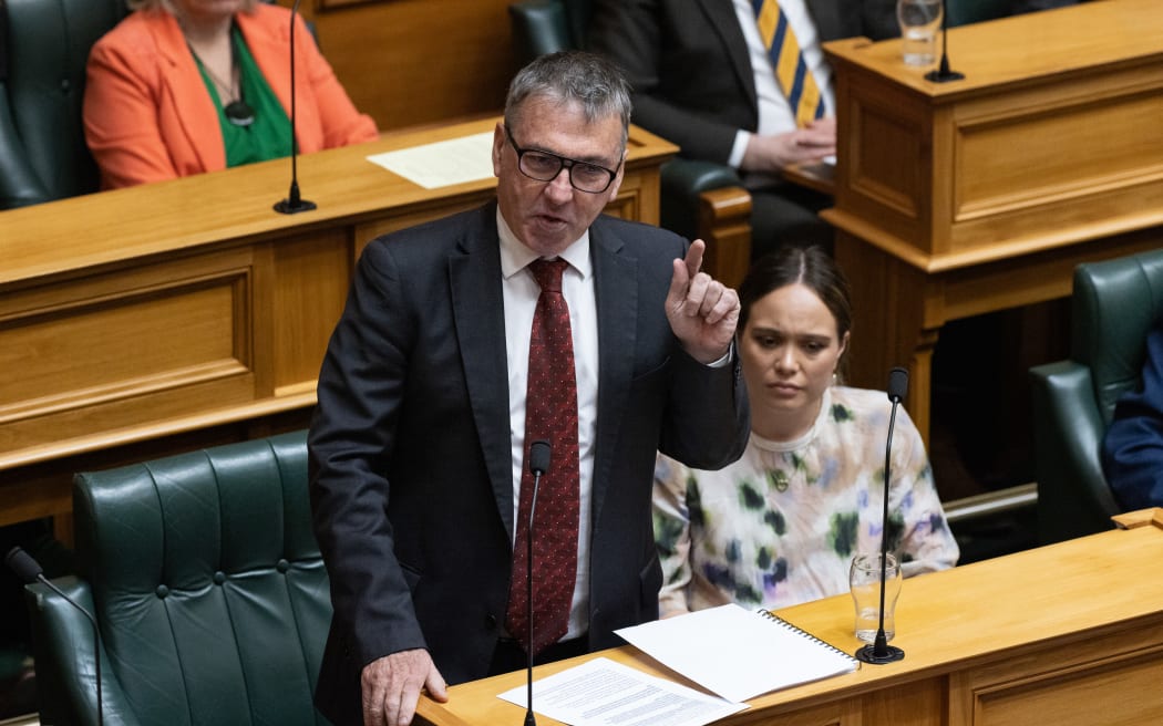 Duncan Webb speaks in the first reading debate for the Principles of the Treaty of Waitangi Bill.