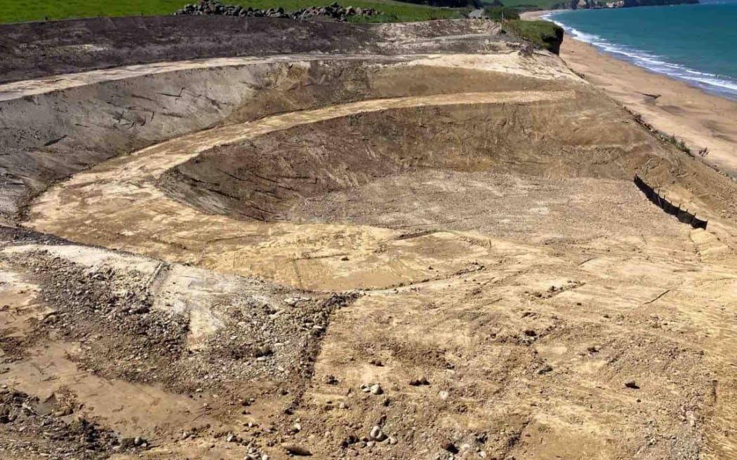 Beach Road northern site near Waitaki coast