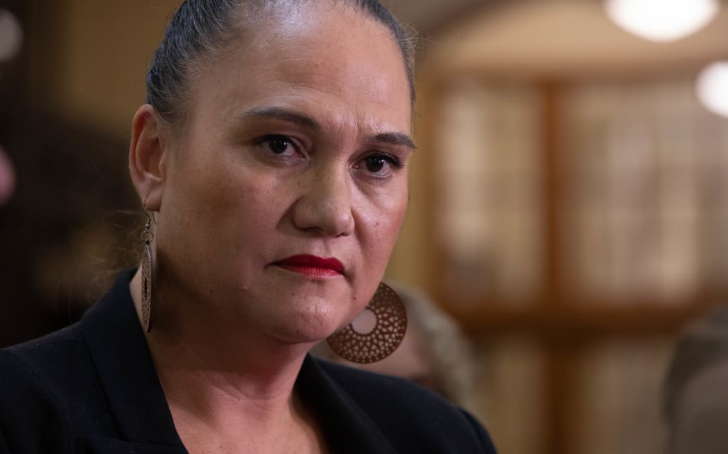 Deputy Prime Minister Carmel Sepuloni and Deputy Party Leader Kelvin Davis speak to media following the resignation of Meka Whaitiri