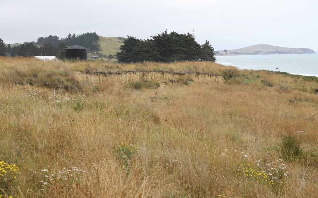 Erosion visible from the Hampden Closed Landfill.