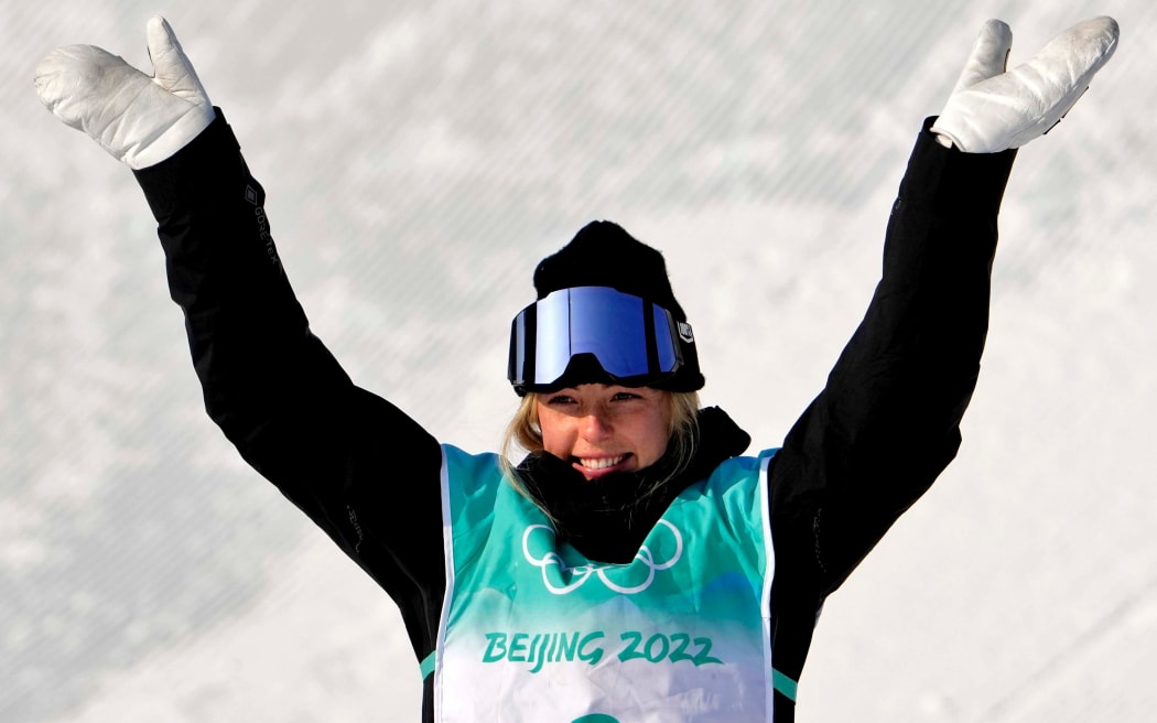 New Zealand snowboarder Zoi Sadowski-Synnott.