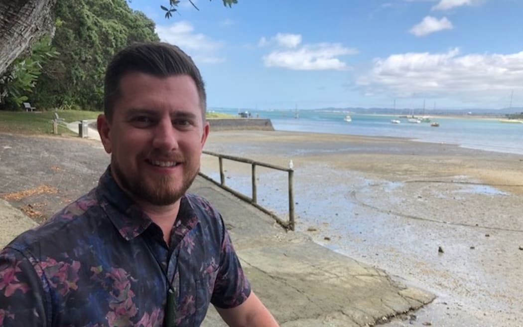 The chair of Auckland Council's environment committee Richard Hills at Beach Haven beach.
