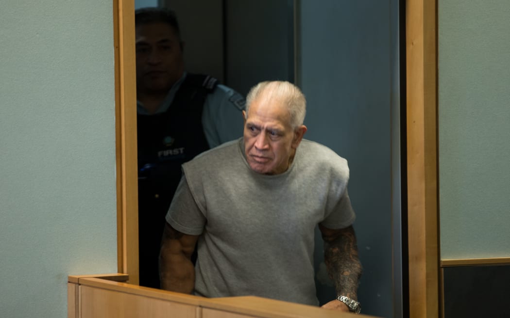 Malcolm Rewa appearing in the Auckland High Court for sentencing. 26 March 2019.