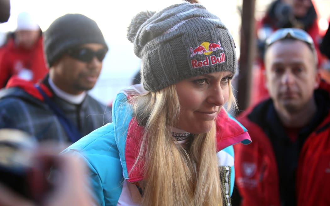 American alpine ski racer Lindsey Vonn.
